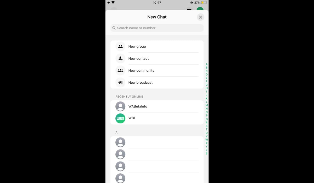 WhatsApp revelará qué contactos estaban conectados con la app.