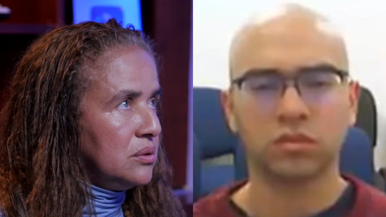 Nancy Ortiz y su hijo Juan Carlos Suárez.