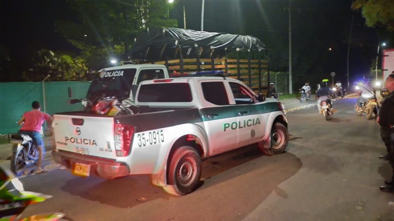 La Policía capturó a varias personas implicadas en estos hechos.