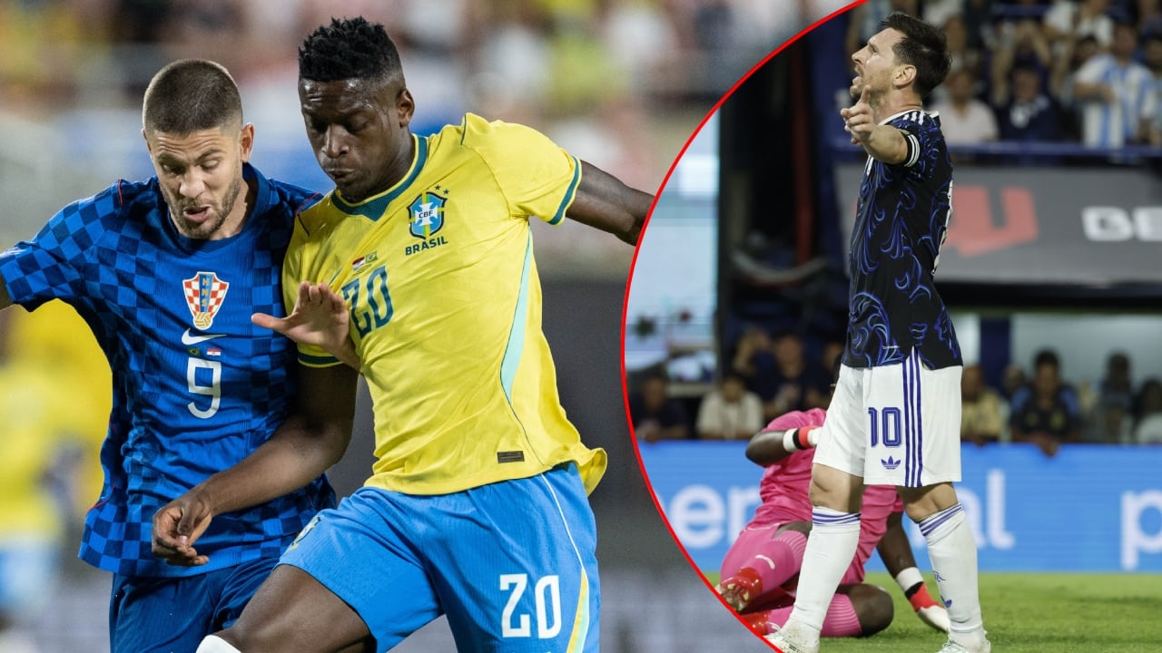 Brasil enfrentó a Croacia.