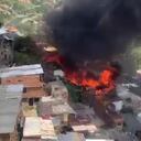 Incendio de grandes proporciones en Medellín.