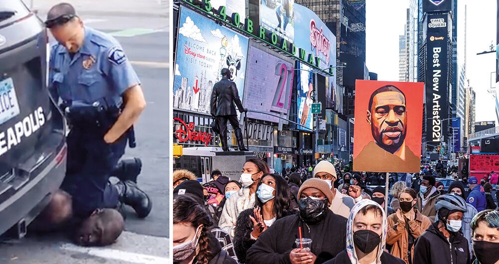   El asesinato de George Floyd en manos del policía Derek Chauvin desató una ola de protestas históricas. El juicio reavivó las manifestaciones.