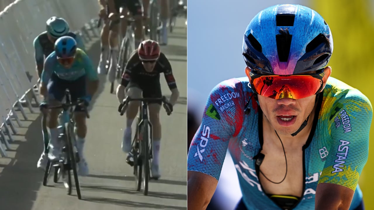 Sergio Higuita atacó en la montaña de la etapa 3 del AlUla Tour