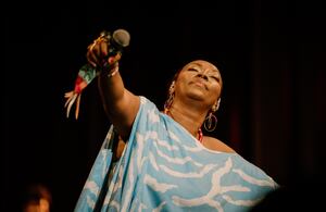 Nidia Góngora hace historia: la primera mujer del Pacífico en fundar su propio sello discográfico, Positivo Records. Foto: Carlos Rendón