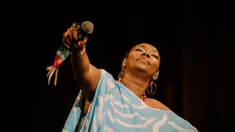 Nidia Góngora hace historia: la primera mujer del Pacífico en fundar su propio sello discográfico, Positivo Records. Foto: Carlos Rendón