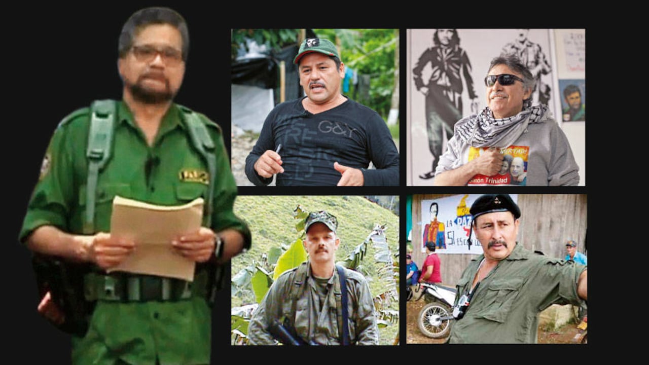 La disidencia de Márquez: Romaña, Santrich, el Paisa y el Loco Iván se sumaron al grupo de Iván Márquez. Ellos combinan discurso político, experiencia criminal e influencia sobre la tropa.