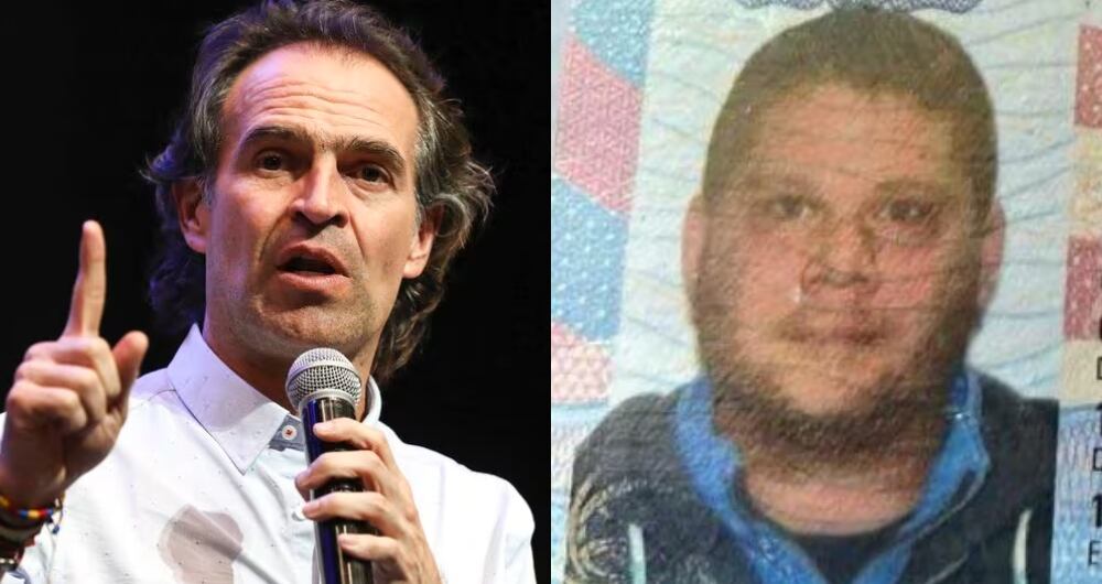 De izquierda a derecha: el alcalde Federico Gutiérrez y el estadounidense Timothy Alan Livingston.