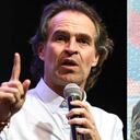 De izquierda a derecha: el alcalde Federico Gutiérrez y el estadounidense Timothy Alan Livingston.