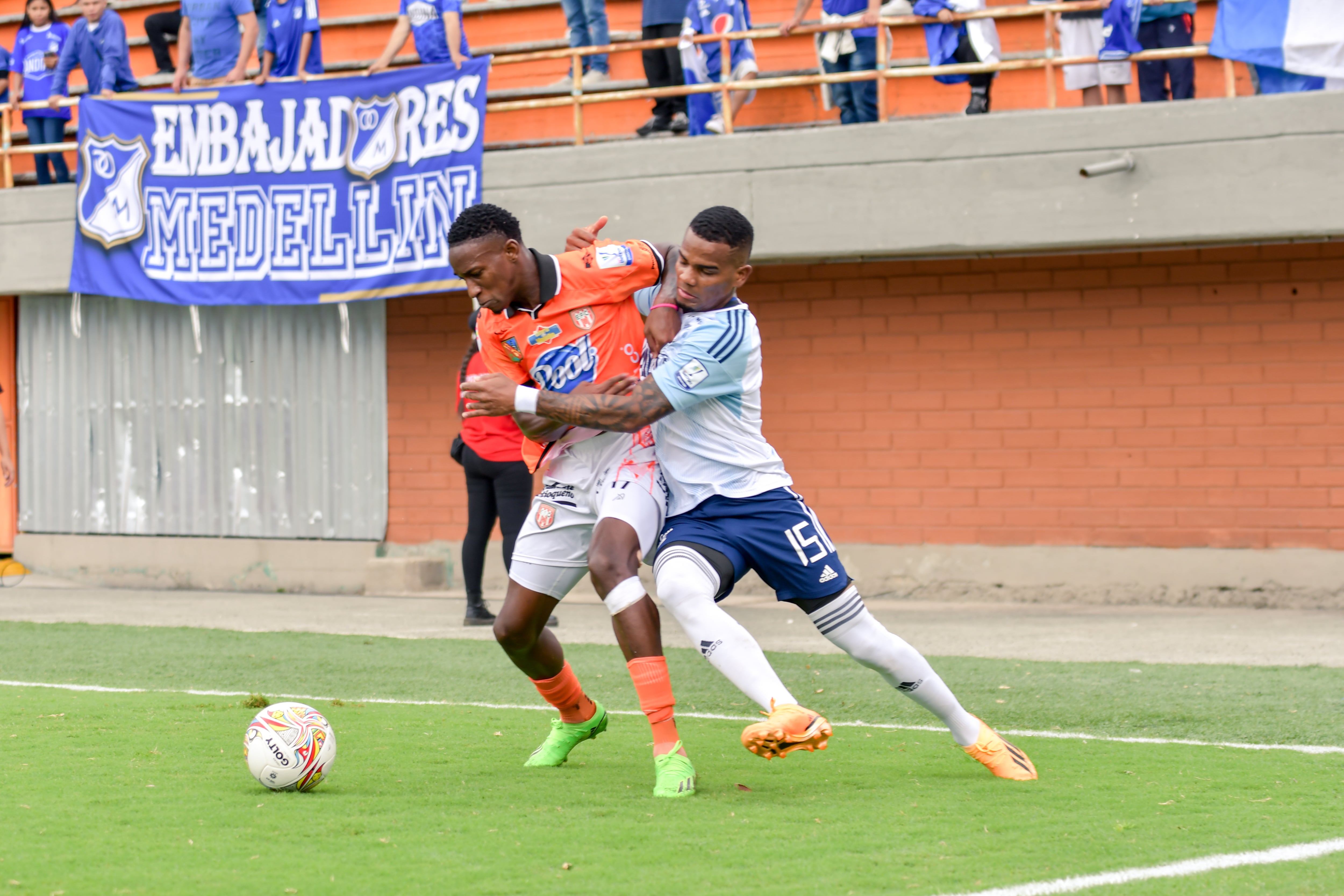 Envigado, 25 de septiembre de 2023

Envigado vs Millonarios fecha 13 liga Betplay 2023-2 (Colprensa - David Jaramillo)