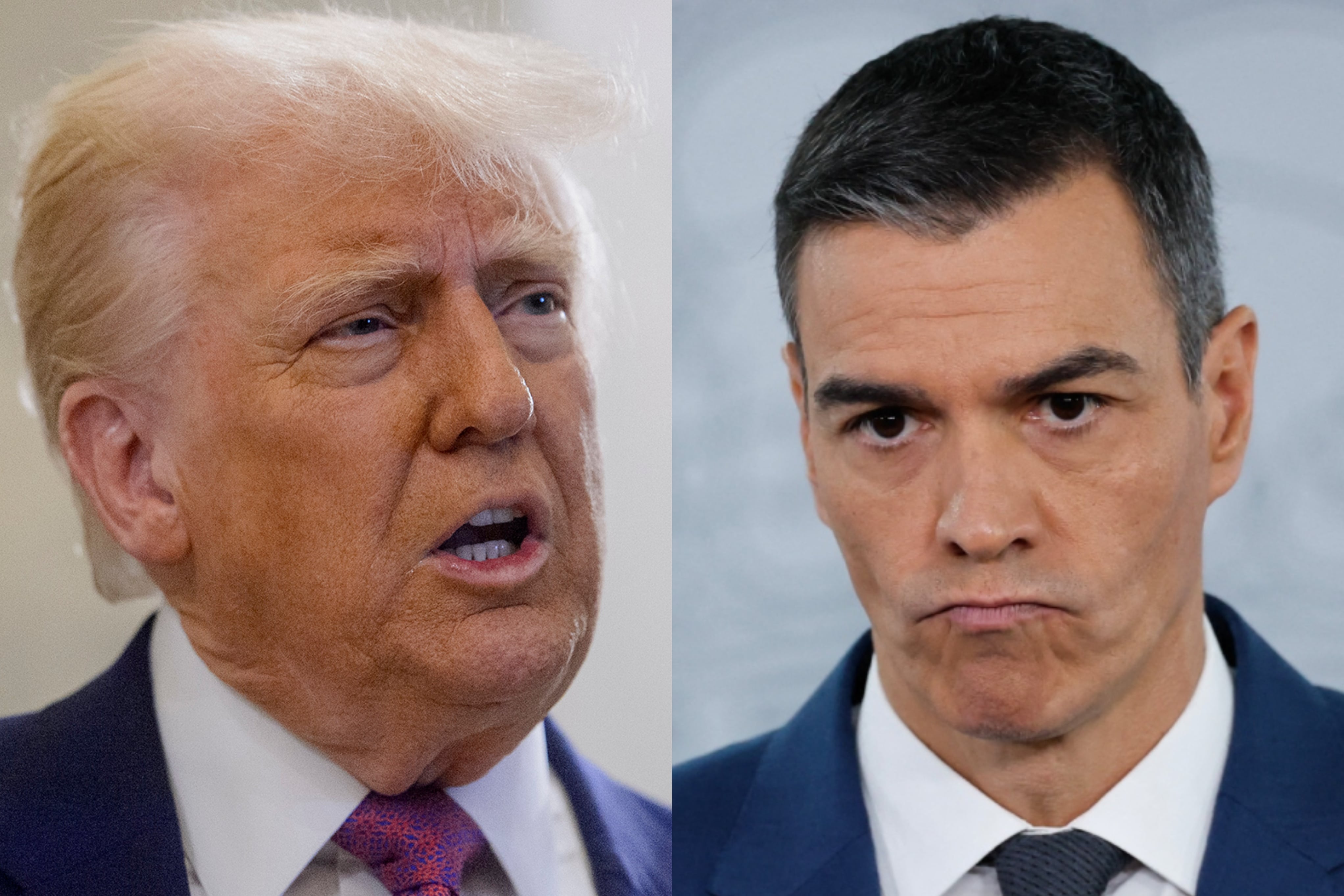 Donald Trump y Pedro Sánchez