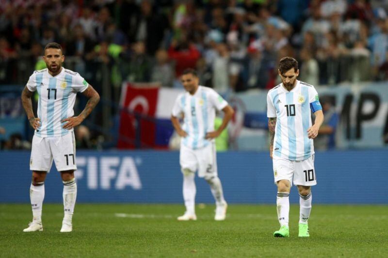Argentina perdió 0-3 ante Croacia en la fase de grupos del Mundial Rusia 2018.
