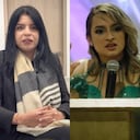 De izquierda derecha: Deicy Jiménez, Andrea Petro y Gustavo Petro.