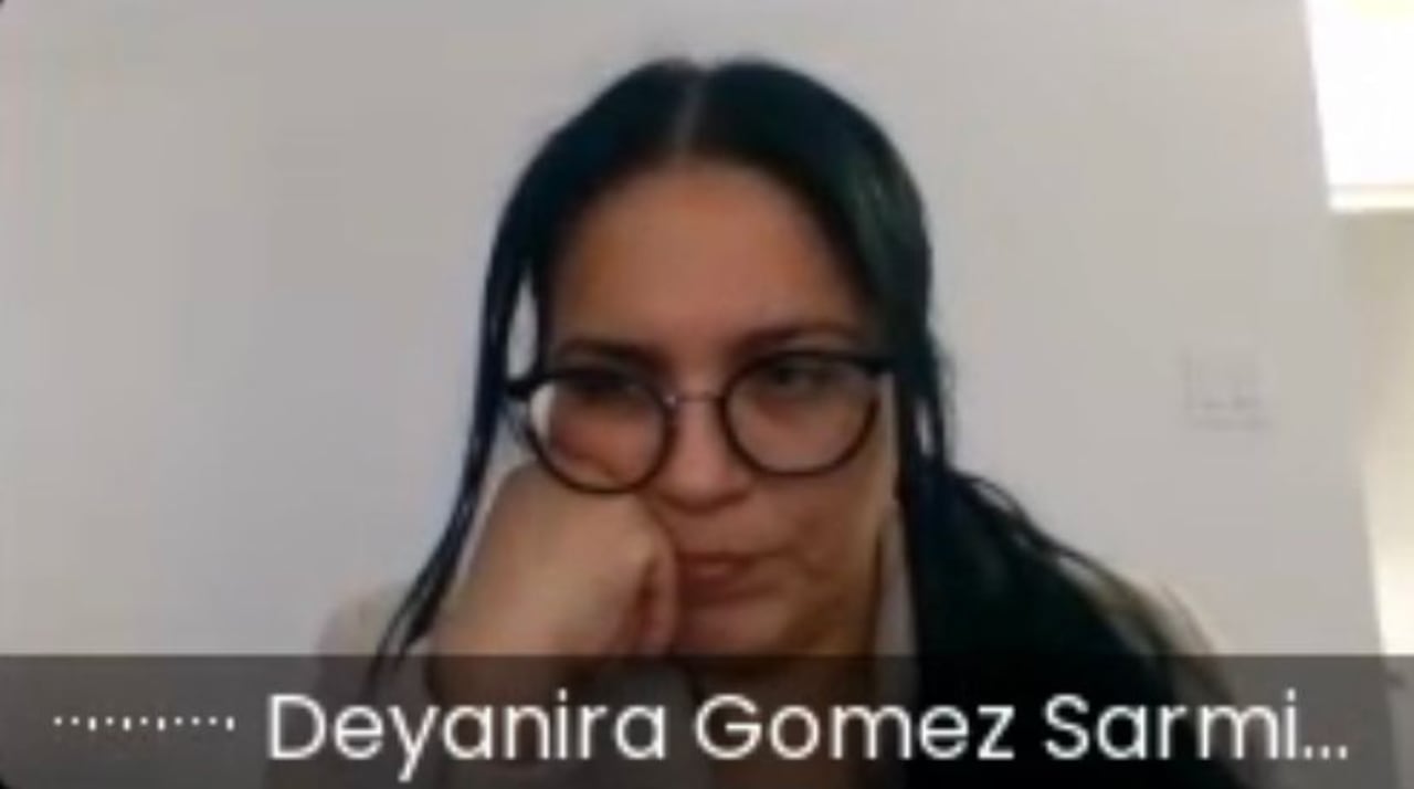 Deyanira Gómez en el juicio contra Diego Cadena