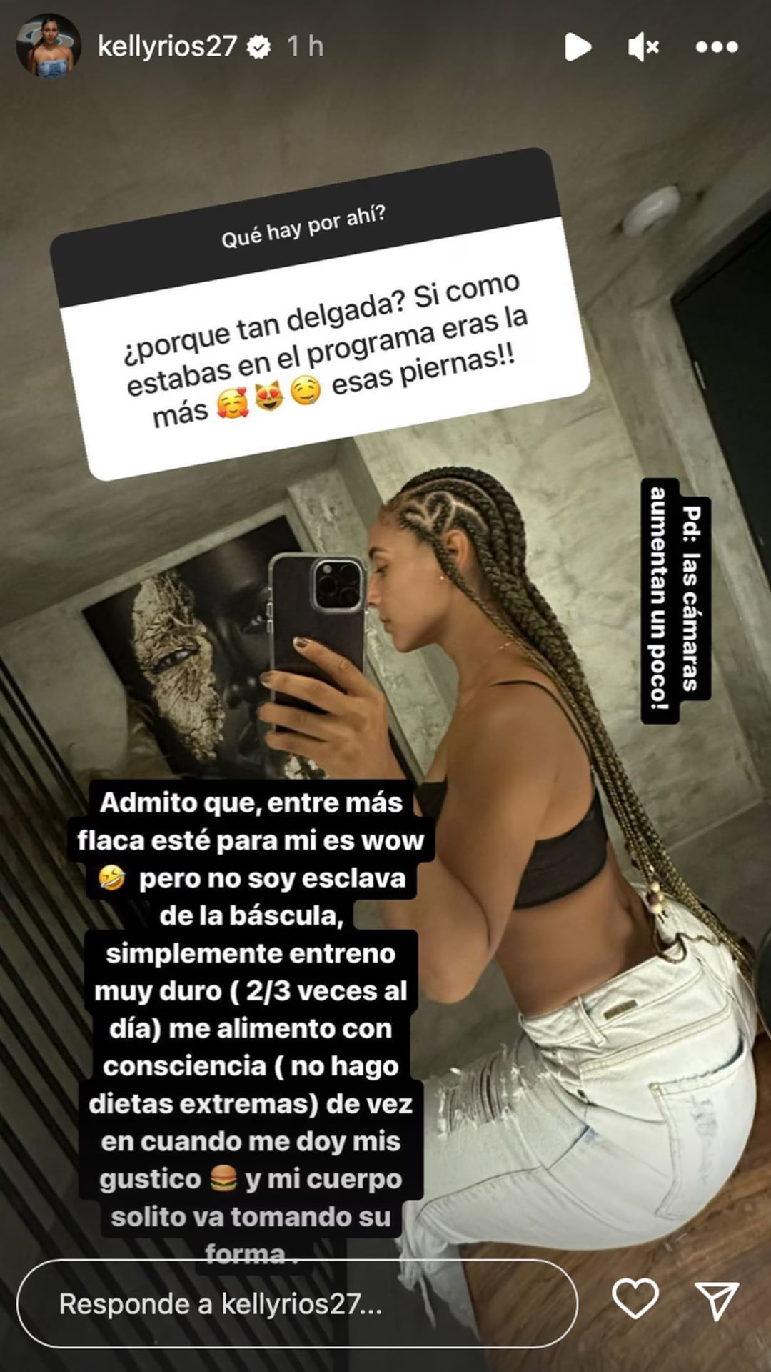 'Guajira' confesó las razones por las que está más delgada, según sus seguidores