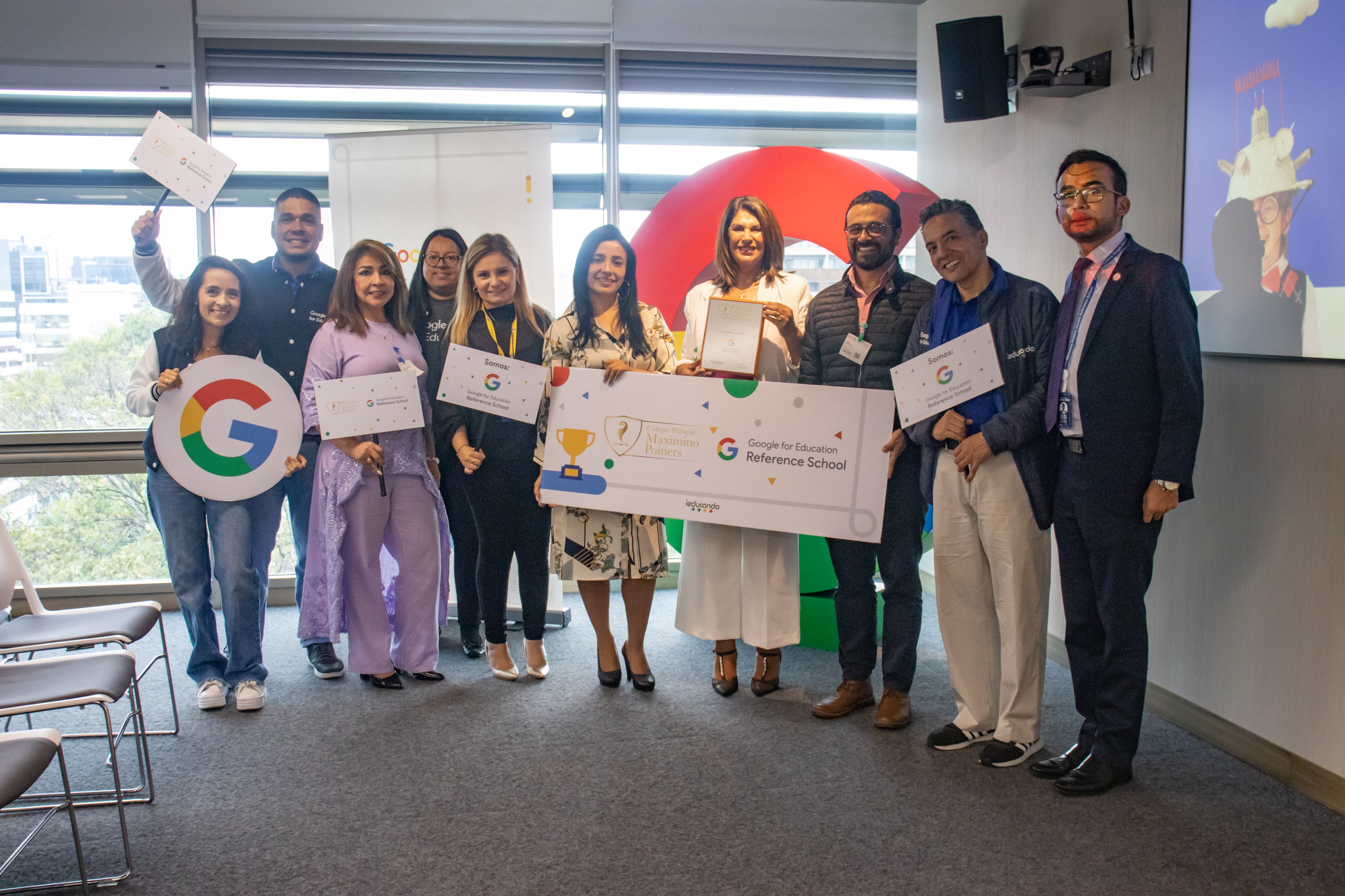 Entre las estrategias para obtener esta distinción se destacan la alianza estratégica con ieducando, como partner de Google; la socialización del proyecto en la comunidad académica y los padres de familia; la adquisición de recursos físicos y tecnológicos; la formación de los miembros de la comunidad, y el  seguimiento en las aulas durante el proceso.