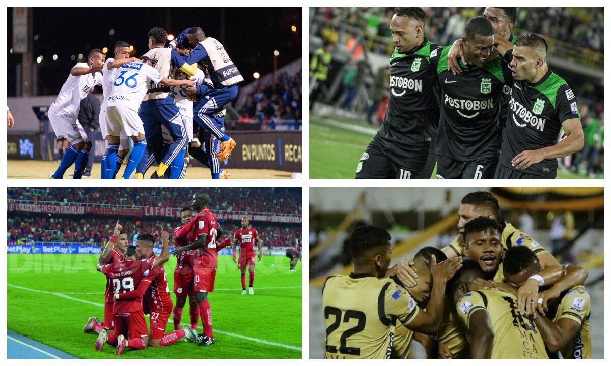 Millonarios, Nacional, América y Águilas luchan por ser cabeza de serie
