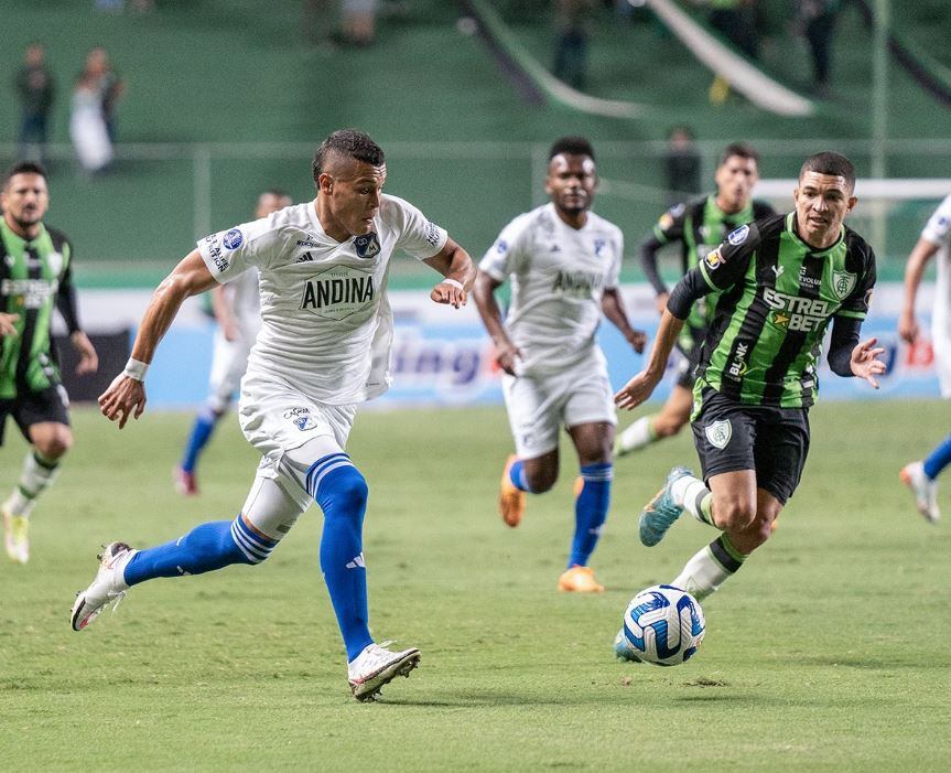 Millonarios no pudo sacar un buen resultado en su visita al América Mineiro de Brasil, por Copa Suramericana.