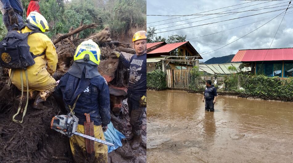 Emergencias por lluvias en Nariño.