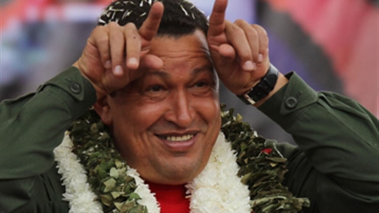 Hugo Chávez, presidente de Venezuela.