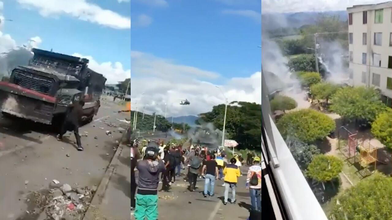 En Buga se vive una “tensa calma” tras los enfrentamientos de la mañana del jueves