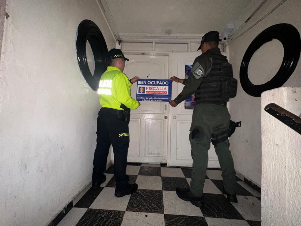Al menos ocho inmuebles fueron intervenidos por las autoridades judiciales.