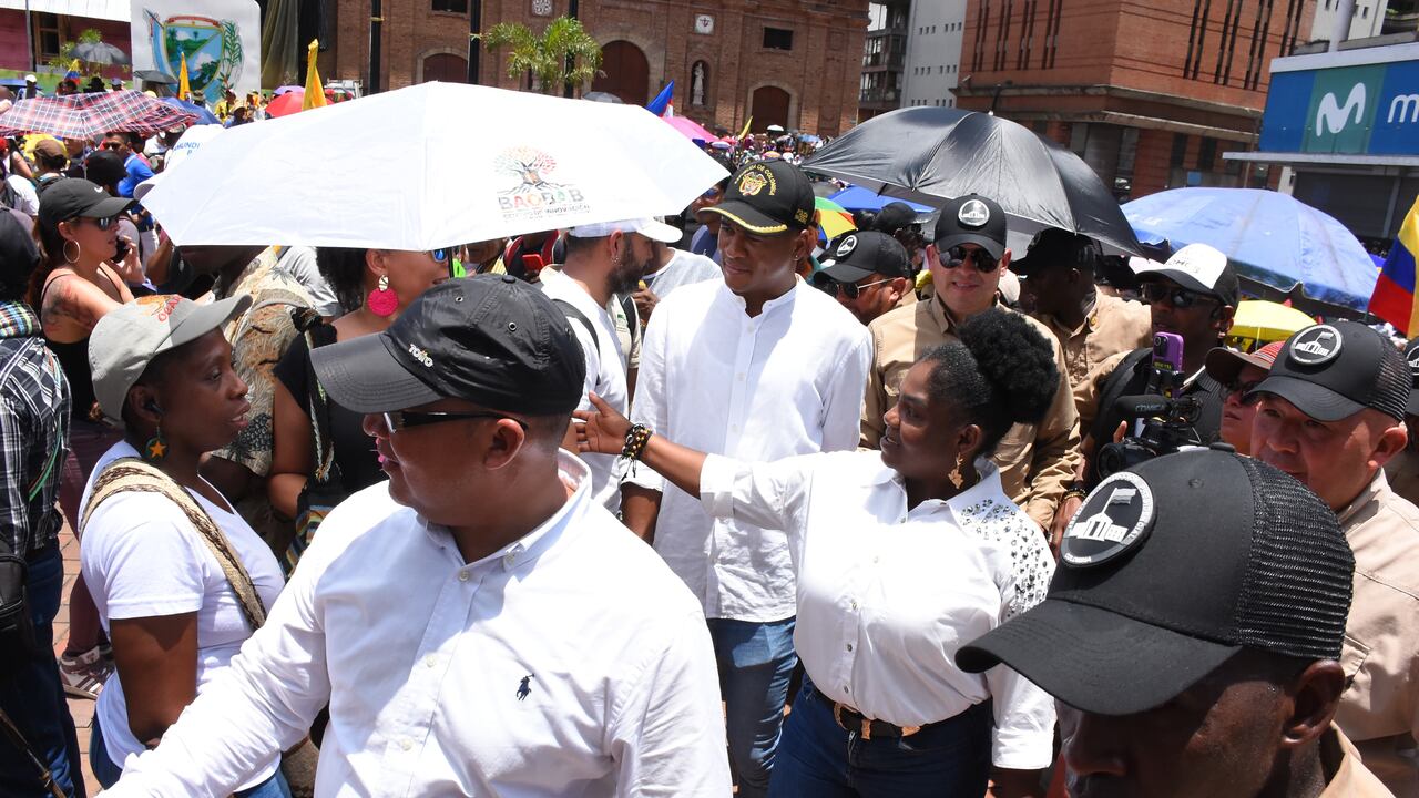 Marcha a favor de las reformas del Presidente Gustavo Petro
Vicepresidenta Francia Márquez, en Cali