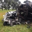 Accidente en el que murió la colombiana.