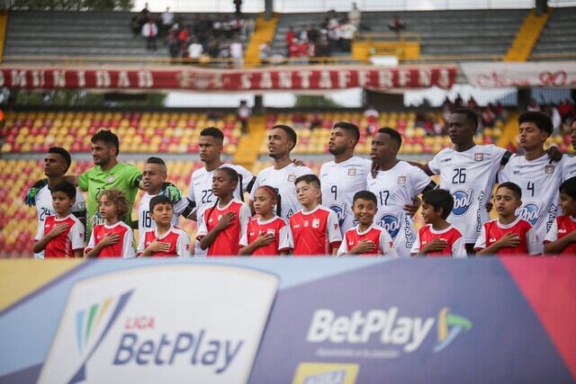 Plantel de Boyacá Chicó que hizo frente a Santa Fe en Bogotá.