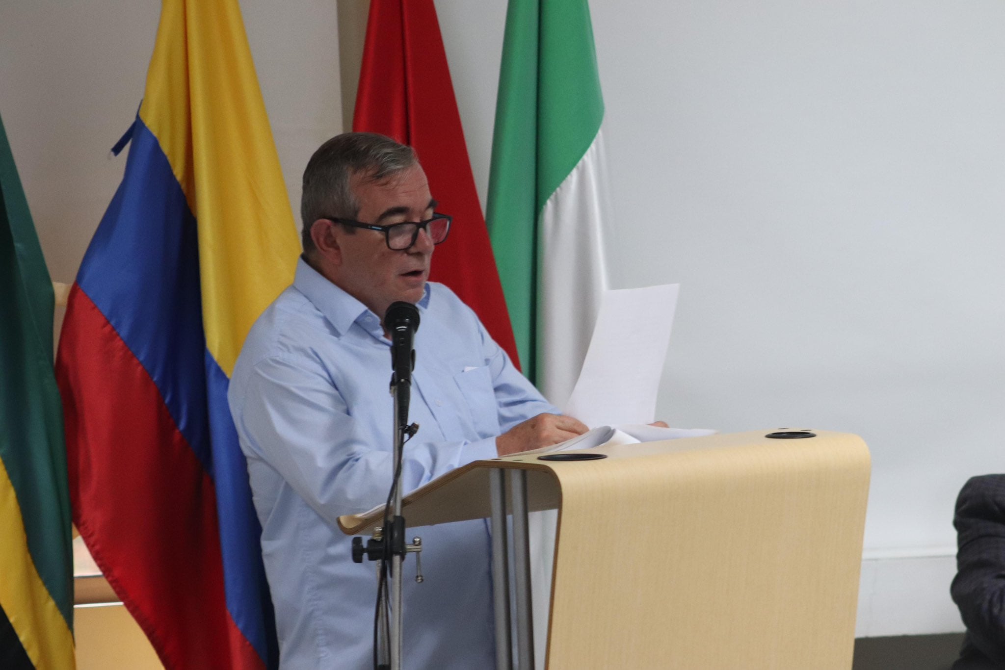 Las víctimas de los casos de secuestro que se presentaron en esa zona estuvieron en el acto de perdón.