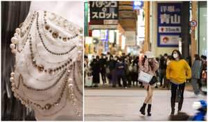 Tapabocas Japón Diamantes