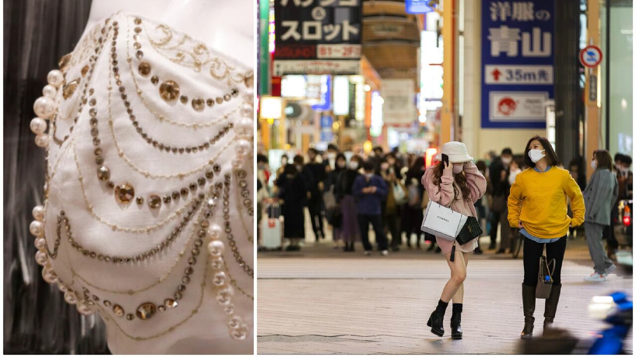 Tapabocas Japón Diamantes