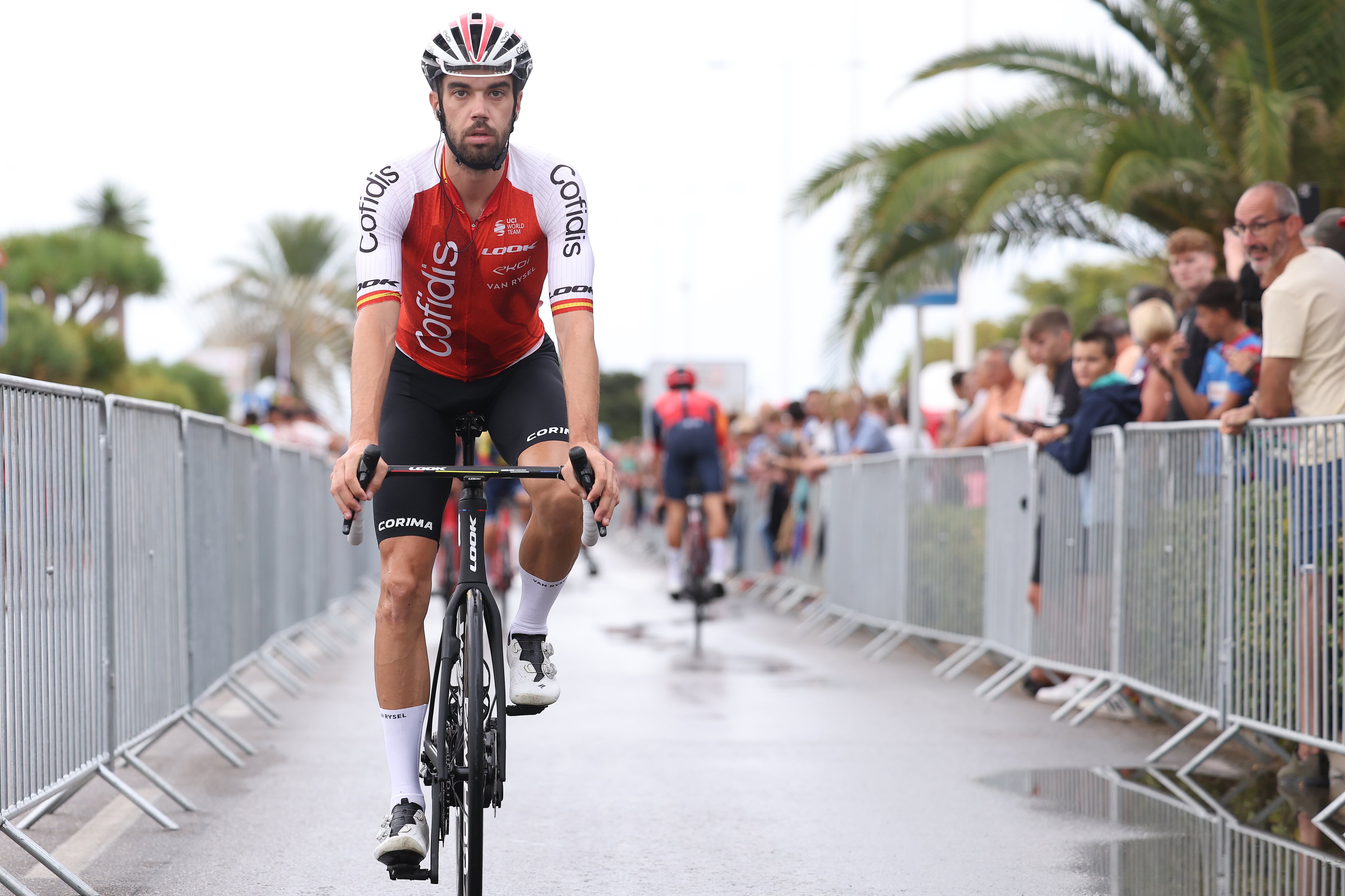 DÉNIA, SPAIN - SEPTEMBER 02: Jesús Herrada of Spain and Team Cofidis prior to the 78th Tour of Spain 2023, Stage 8 a 165km stage from Dénia to Xorret de Catí. Costa Blanca Interior 905m / #UCIWT / on September 02, 2023 in Dénia, Spain. (Photo by Alexander Hassenstein/Getty Images)