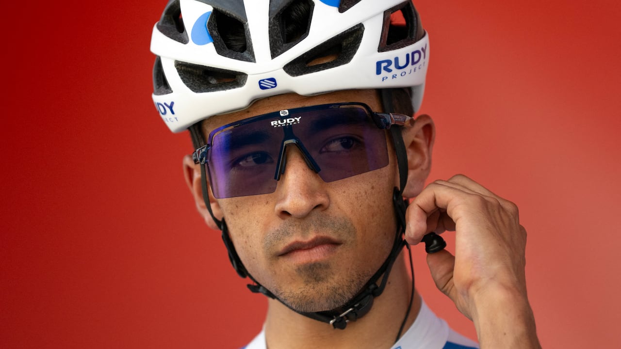 Santiago Buitrago, ciclista colombiano del Bahrain Victorious