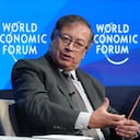 Gustavo Petro en Davos.