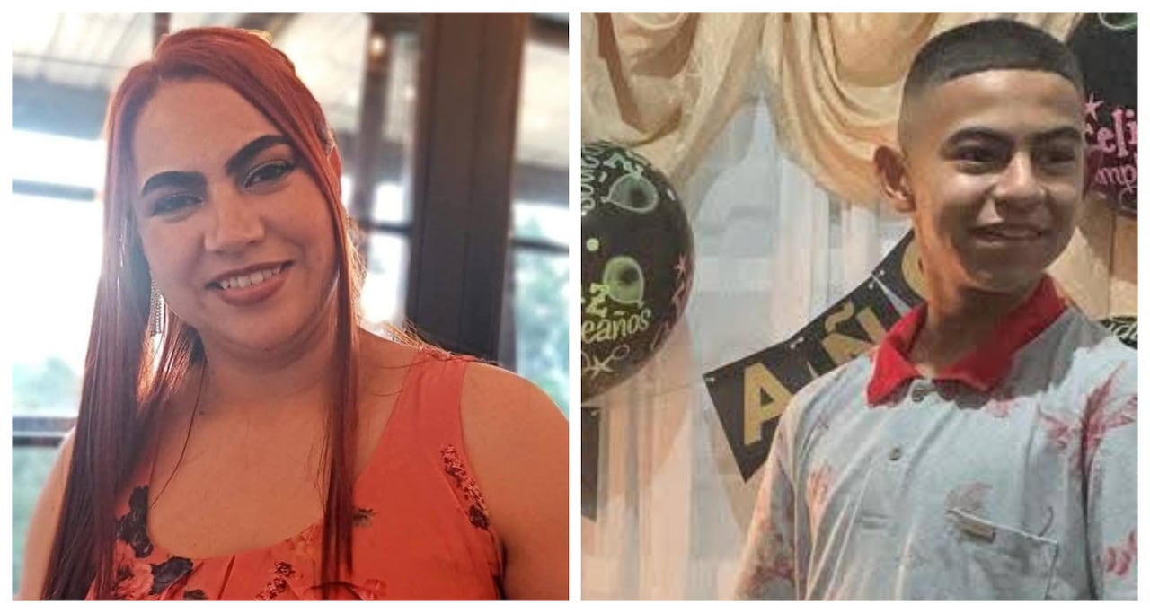 Julieth Arboleda, de 37 años, murió en medio de la emergencia por las lluvias en Medellín. Su hijo José Miguel, de 13, fue arrastrado por las aguas y está desaparecido.