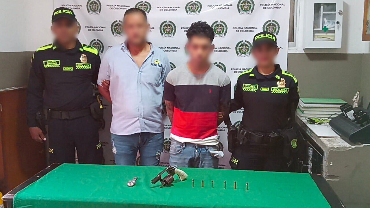 Los presuntos autores del robo fueron capturados.