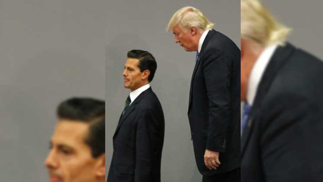 Enrique Peña Nieto desperdició una oportunidad de oro de cantarle la tabla a Donald Trump.