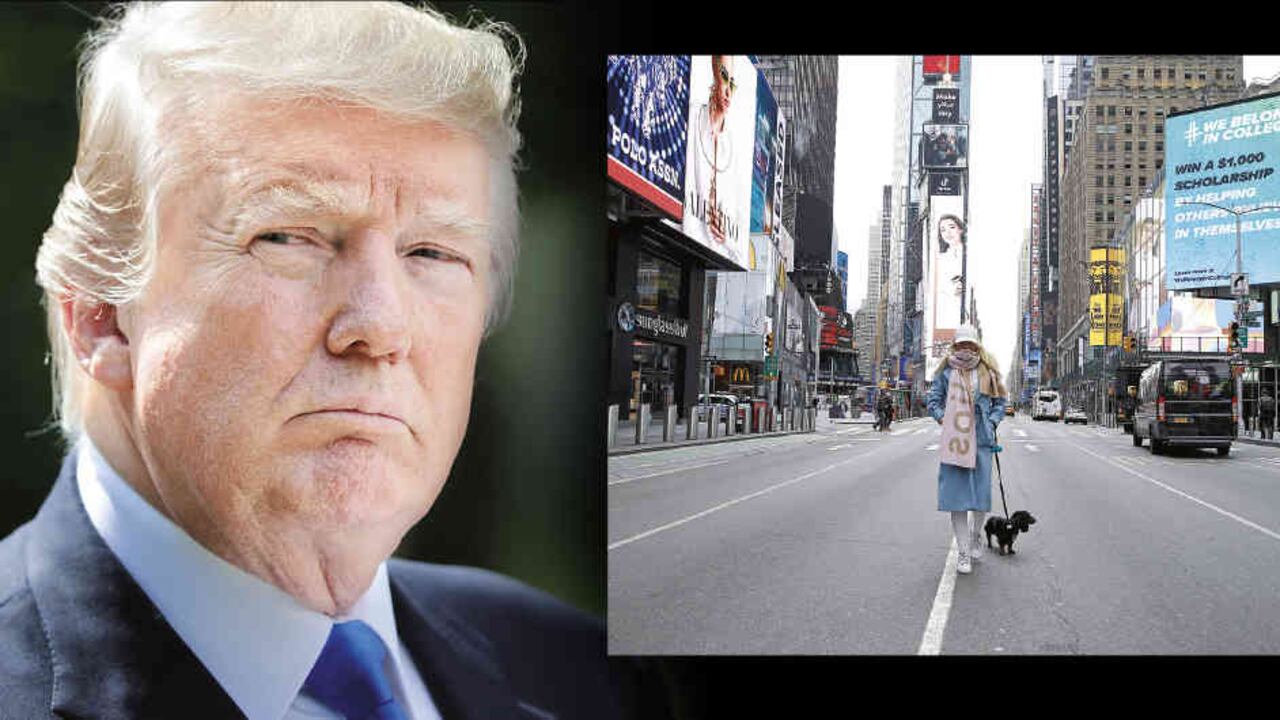 Ante la tibia reacción de Trump, el alcalde de Nueva York decretó cuarentena en la ciudad, una medida que replicaron otros estados para proteger a su población.