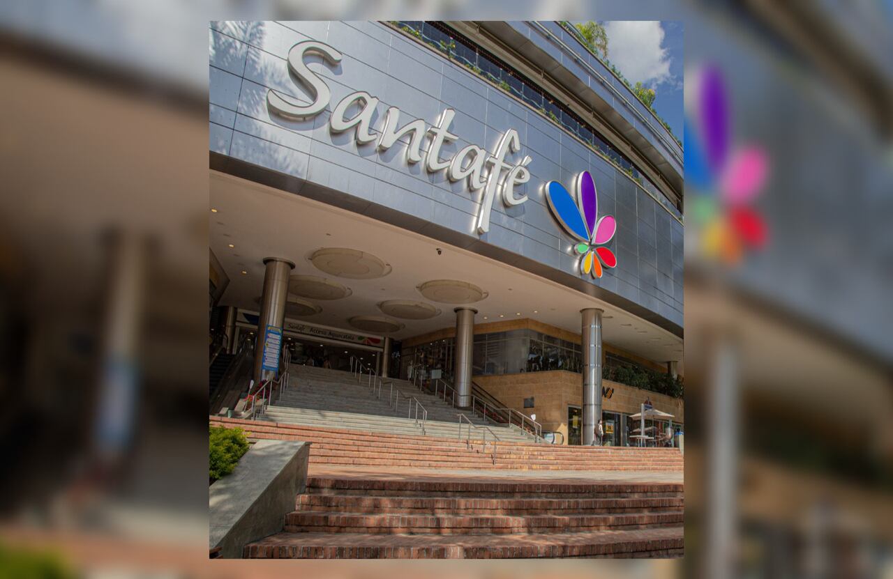 El centro comercial Santafé, en Bogotá