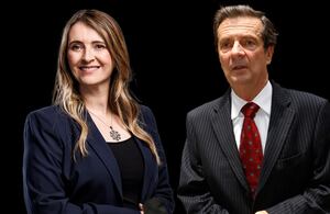 Paloma Valencia y Fernando Londoño