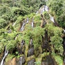 Cascadas en las termales de Santa Roca de Cabal, Risaralda.