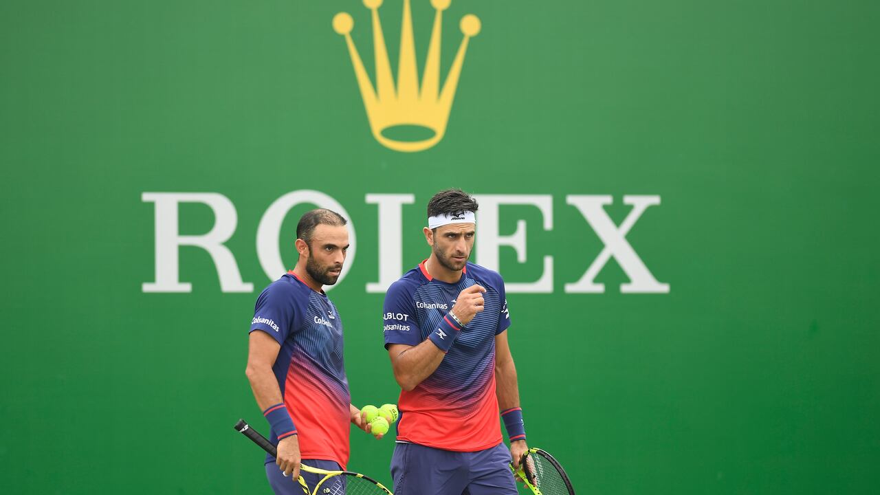 Juan Sebastián Cabal y Robert Farah | Tenis. Clasificados en el cuarto y quinto lugar, respectivamente, en el ranking ATP, la dupla de tenistas no podía quedar por fuera de los Juegos Olímpicos de Tokio en la modalidad de dobles. Esta es la segunda vez que los vallecaucanos participan juntos en esta competición, luego de llegar a octavos de final en Río 2016. Foto: Fred Lee/Getty Images
