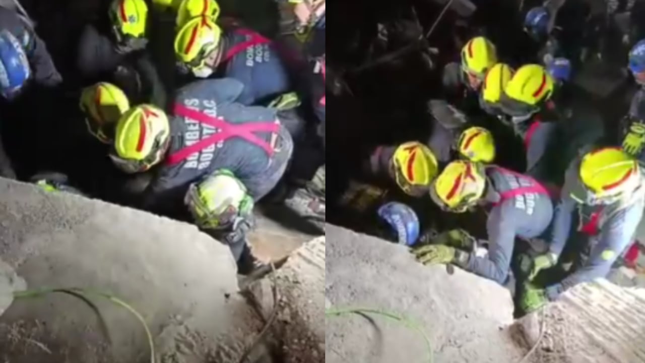 Rescate de un hombre de 32 años en Cali.