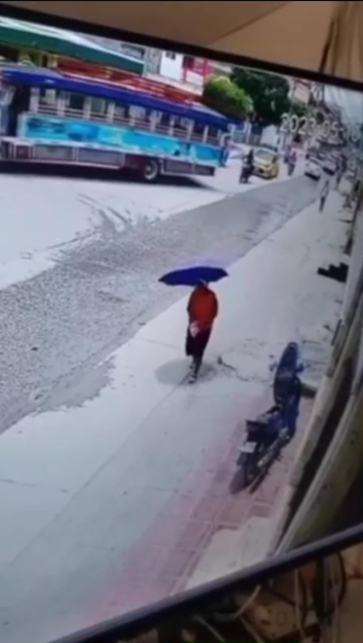 Mujer desmayada en Cartagena