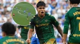 Cucho Hernández marcó su segundo gol en lo corrido de la temporada con Real Betis