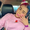 A Yina Calderón le gusta pintarse el pelo de colores vivos, pero eso parece que acabó.