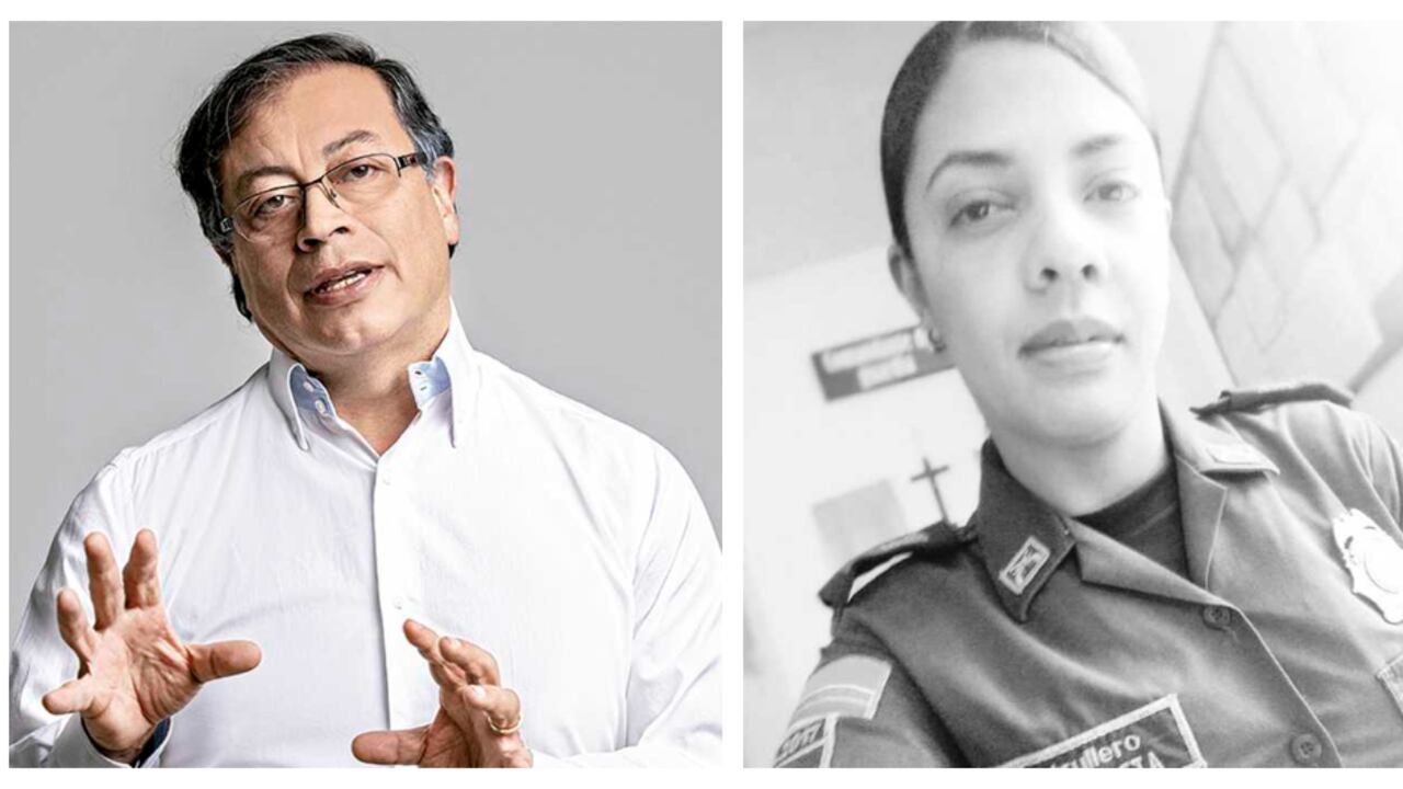 Gustavo Petro lamentó el asesinato de la patrullera Luisa Fernanda Zuleta