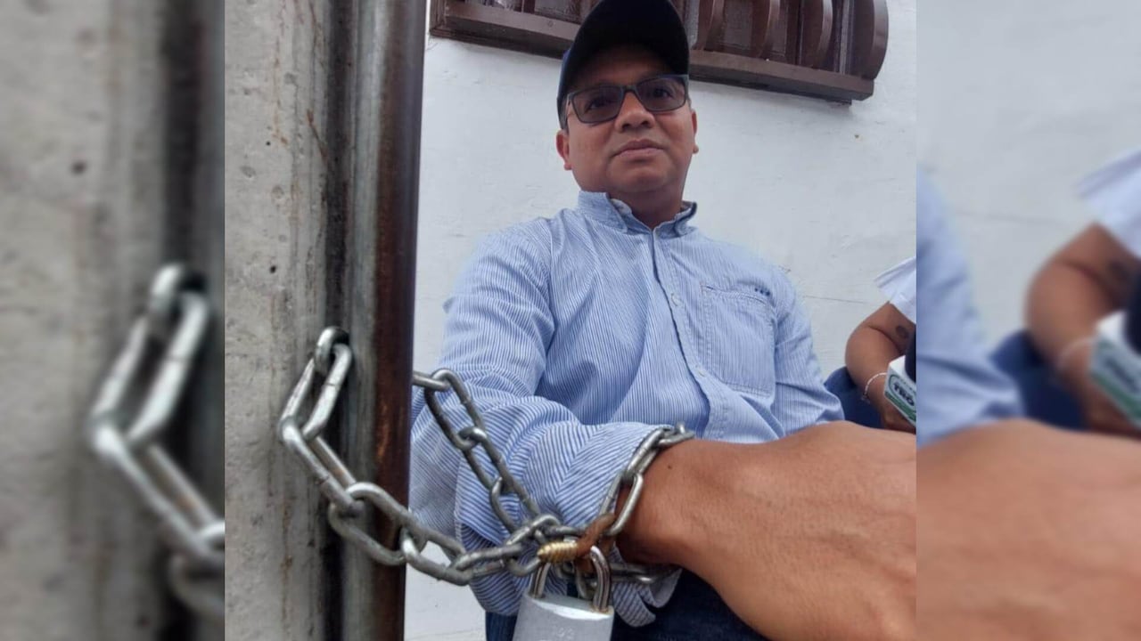 Gerente de la Clínica de Girón, Aymer Alvarado.