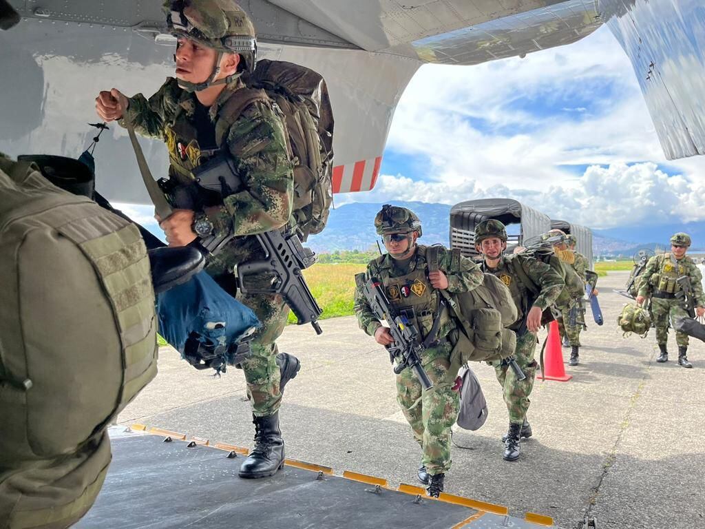 Fuerzas Militares desplegaron más de 200 soldados en el nordeste antioqueño y sur de Bolívar