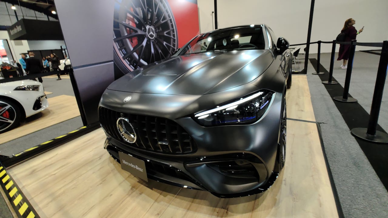 Mercedes-Benz llega con el AMG CLE 53 Coupé como la gran novedad en el salón del Automóvil.